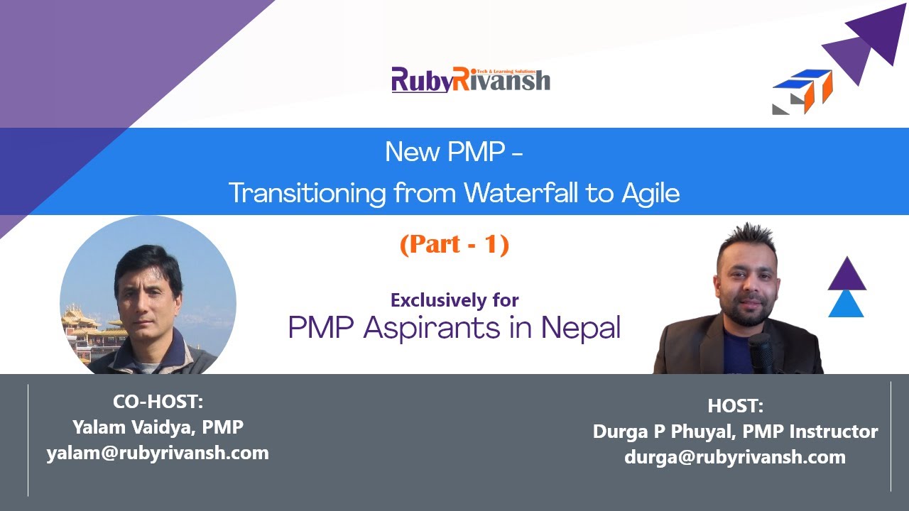 PMP - Transitioning from Waterfall to Agile - Part 1 - YouTube
