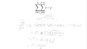 Double Summation Example