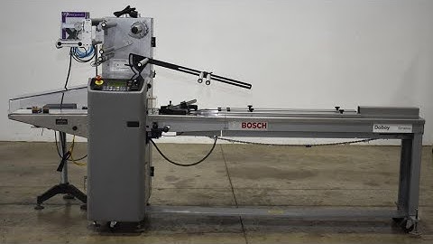 Doboy (Bosch) Stratus Horizontal Flow Wrapper - Stock# 72704001