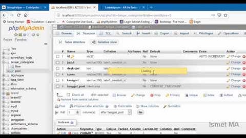 Cara Menampilkan Data Menggunakan CodeIgniter