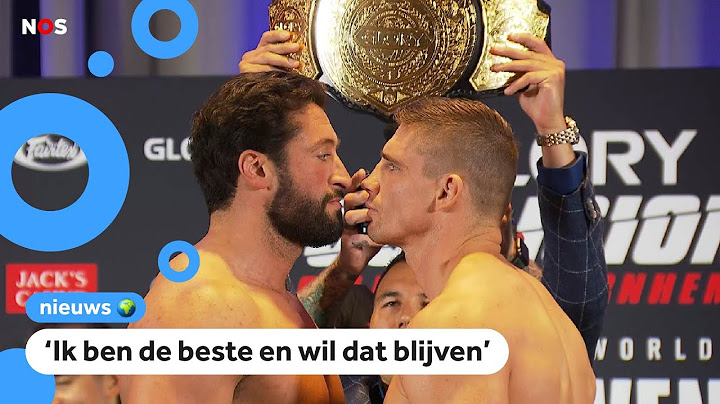 Wie is de beste kickbokser: Verhoeven of Ben Saddik?