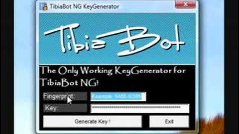 TibiaBot NG Keygenerator crack "Safest way to use NG free"