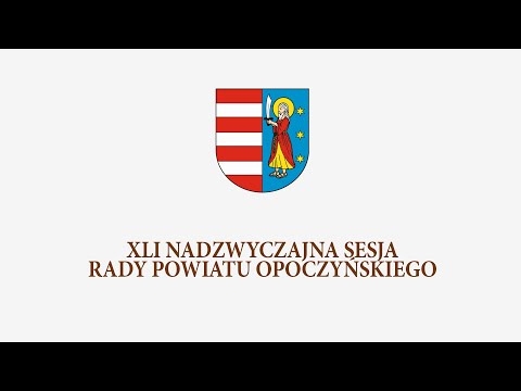 XLI Nadzwyczajna Sesja Rady Powiatu Opoczyńskiego VI kadencji, 9 grudnia 2021 r. (czwartek), g. 9:00