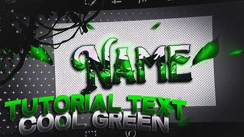 Tutorial Cara Membuat Text 3d Cool Green Android Ps Cc