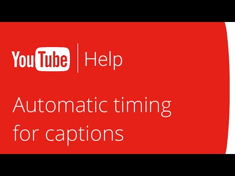 Automatic timing for captions - Automatic timing for captions