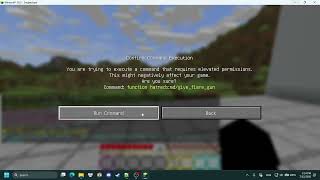 List of command in Hatred datapack