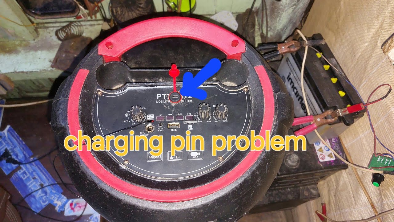 PTT-8812 Bluetooth speaker charging pin problem [ micro usb to type C ]