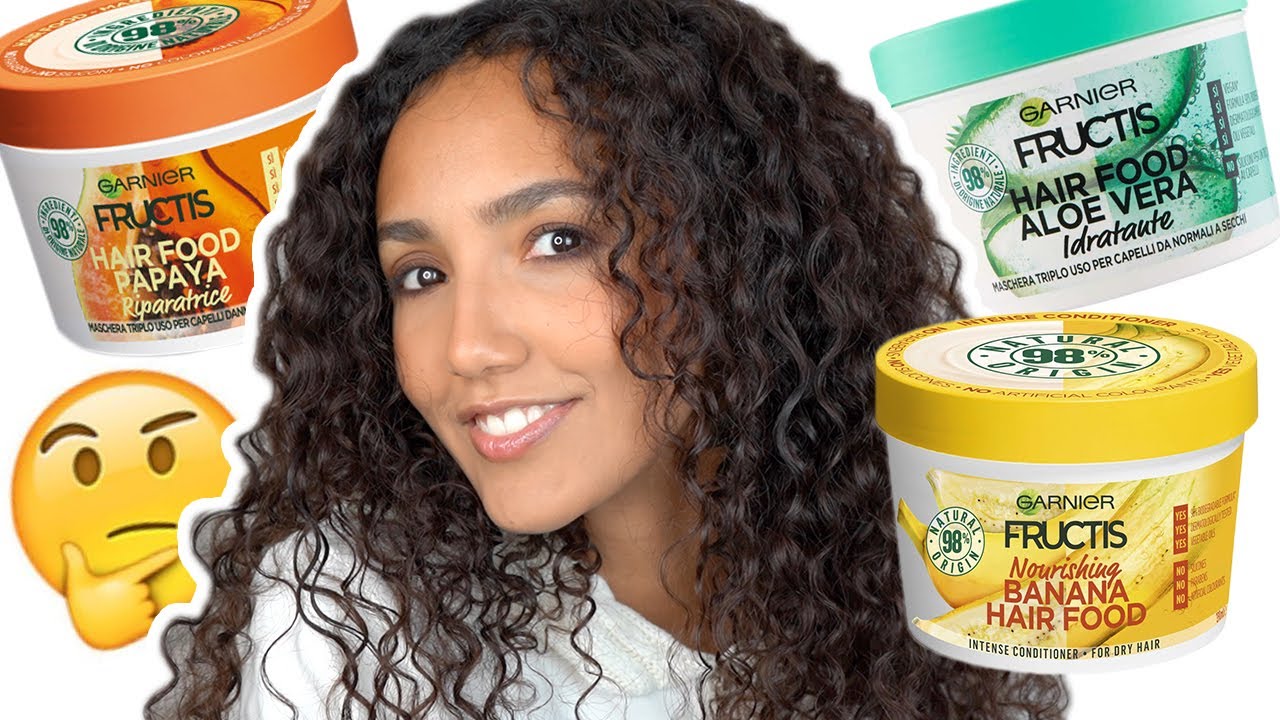 COME USARE GLI HAIR FOOD di Garnier: Aloe, Banana e Papaya | Fra Low