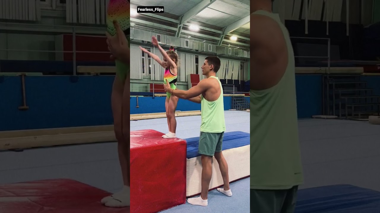 Gymnastics training video 🙌