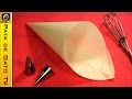 Como hacer tus mangas pasteleras de papel / DIY paper pastry bags