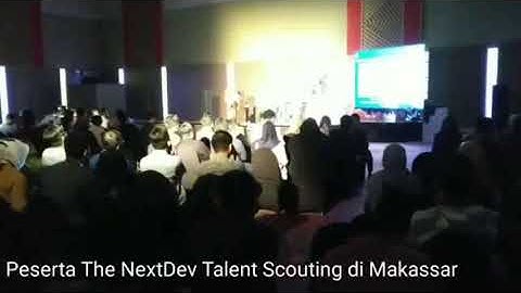 PT Telkomsel menggelar The NextDev Talent Scouting di Makassar, Kamis (18/7/2019).