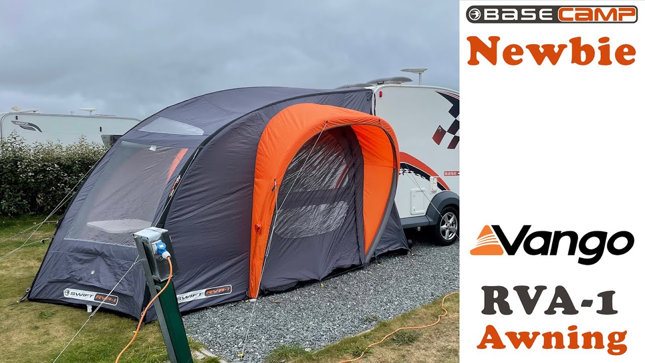 Swift Base Camp 2 ‘Vango RVA1 Awning’ YouTube