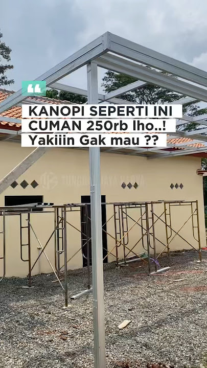 Kanopi baja ringan cat hitam cuman 250rb per meter #kanopi
