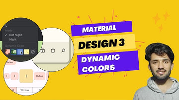 How to use Material Design 3 in Android Studio Flamingo || How to Applying Dynamic Colors