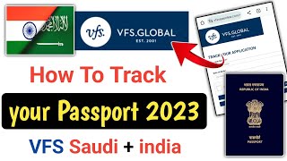 How To Check VFS Passport Tracking || Track Your Passport Application Status Online in 2023