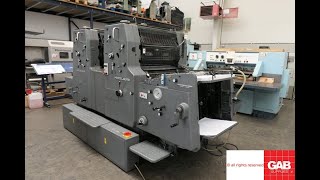 heidelberg mozp 2 colours   both side printing   Gab Supplies Ltd   1986