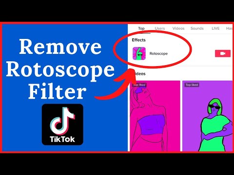 Rotoscope filter removal