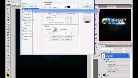 Effect of light on metallic text with Photoshop CS5 | Part 2
