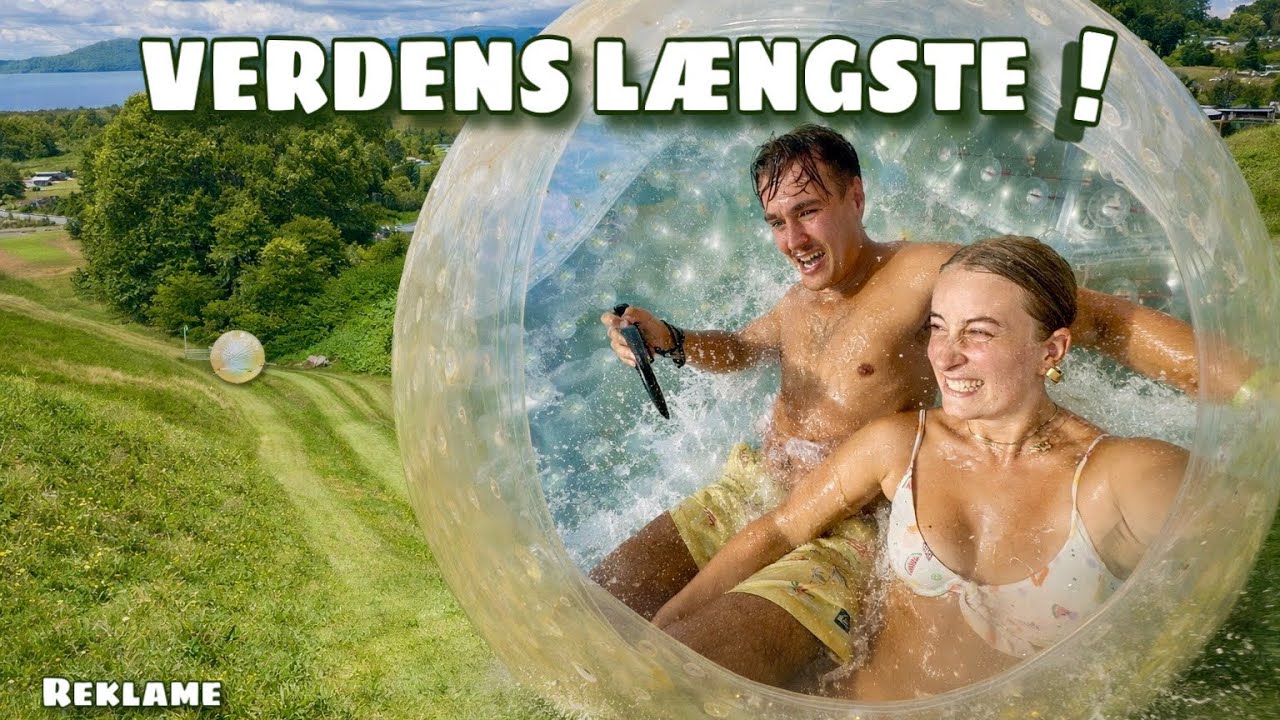 VI RULLER NED AF KÆMPE BAKKE I EN BOLD!