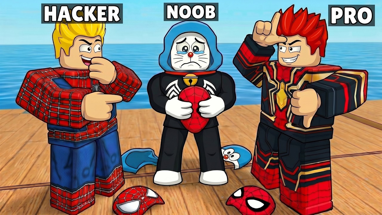 I Became the STRONGEST Spidey to Troll My Friends 🕷️🕸️ | Roblox +1 Speed Spidey Escape