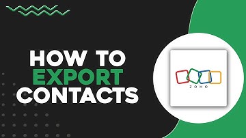How To Export Contacts in Zoho (Quick & Easy)