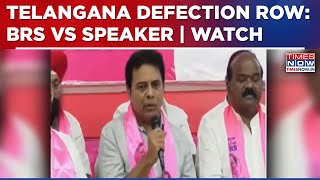 Telangana 'MLAs Chori' Storm: Defection Row Hits Political Corridors, BRS vs Speaker Erupts | Watch