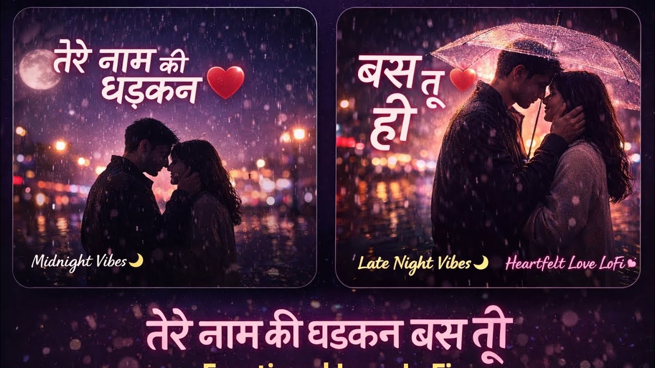 तेरे नाम की धड़कन ❤️ बस तू ही | Romantic Love LoFi #romanticlofi #lovesong 