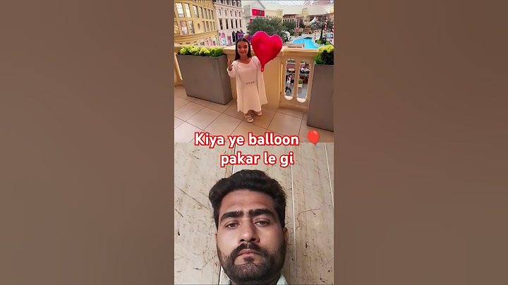 the balloon deflated while it was flying Kiya ye balloon pakarle gi #collab #balloonchallenge