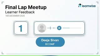 Deeja Sivan | BCOMF | Learner Feedback | Final Lap Meetup | Kerala's No.1 IGNOU Coaching Platform
