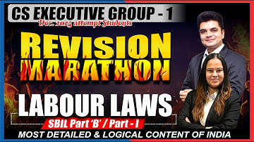 🔴🔴REVISION OF LABOUR LAW PART-1 | by CS TANVEE MA