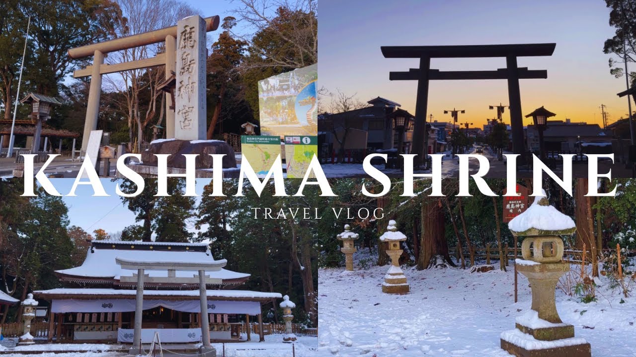 【東国三社】稀に見る✨鹿島神宮の雪景色❄️