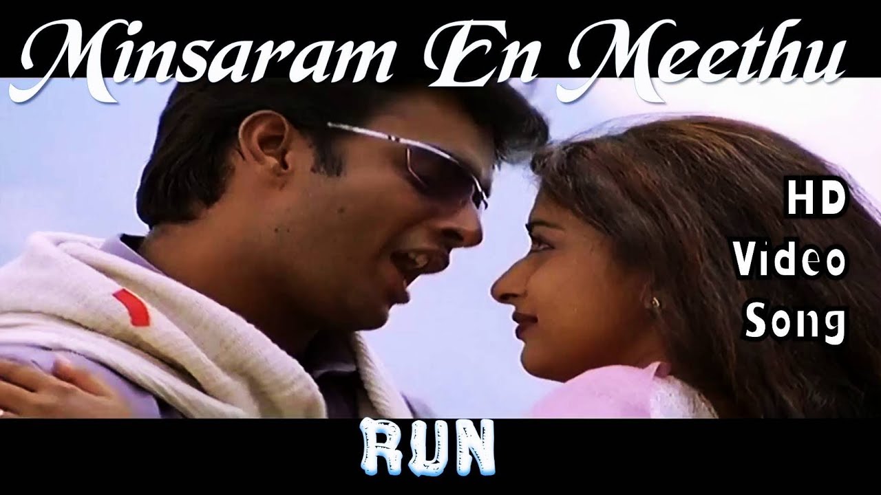 Minsaram En Meethu  Run HD Video Song  HD Audio  MadhavanMeera Jasmine  Vidyasagar
