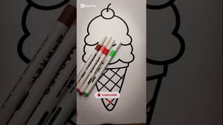Coloring ice cream 🍦🎨🫟🖌️ #viral #drawing #art #youtubeshorts #shorts #viral #viralshorts #foryou