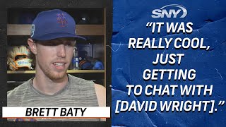 Mets 3B Brett Baty grateful to talk to David Wright: 'Definitely gonna be picking his brain' | SNY