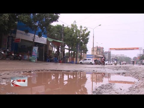 Video Bắc Giang: Nhiều năm chờ dự án, đường tỉnh xuống cấp... - youtube