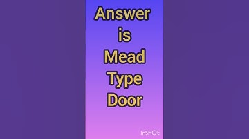 Swing Door #doors #interview #civilengineering #shorts