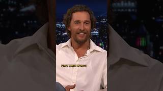 #MatthewMcConaughey loves when people say “Alright, alright, alright” to him. #FallonTonight