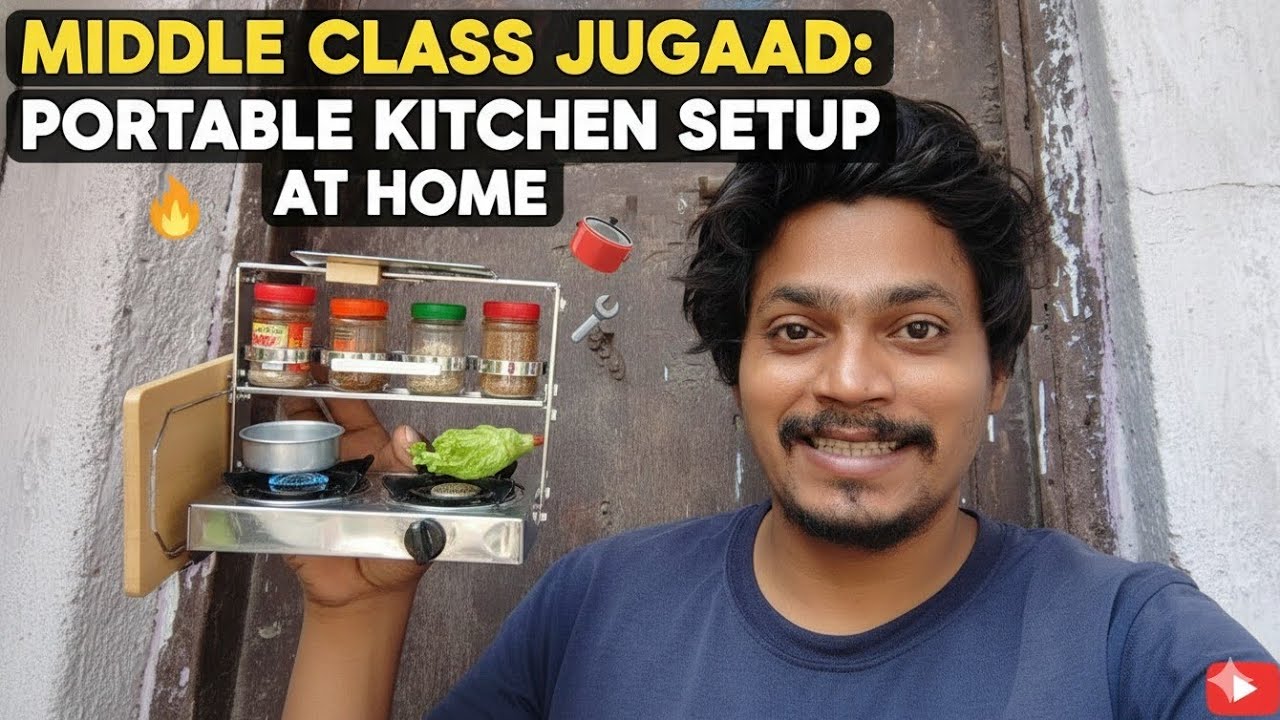 Middle Class Jugaad: Portable Kitchen Setup at Home