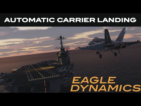 DCS: Supercarrier and Hornet | Automatic Carrier Landing System