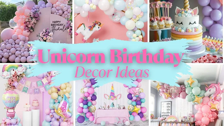 101+ Unicorn Birthday Decorations Ideas 2025 🦄 DIY Rainbow & Unicorn Theme Party Ideas