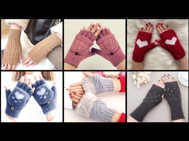 Magpie fingerless gloves (first self-invented pattern) : r/knitting