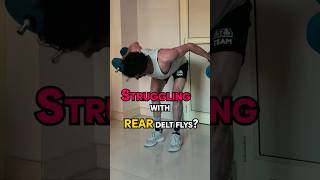 Stop Wasting Time on Rear Delt Flys ⏳ – Try This! 💪