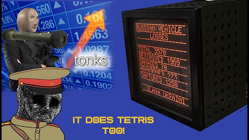 Doing extremely Soviet things with a vintage neon plasma matrix display - MC6205 part 1