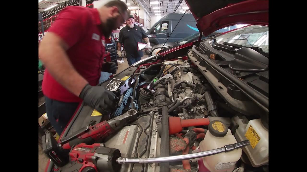 Repairing broken knock sensor wire on a Prius YouTube