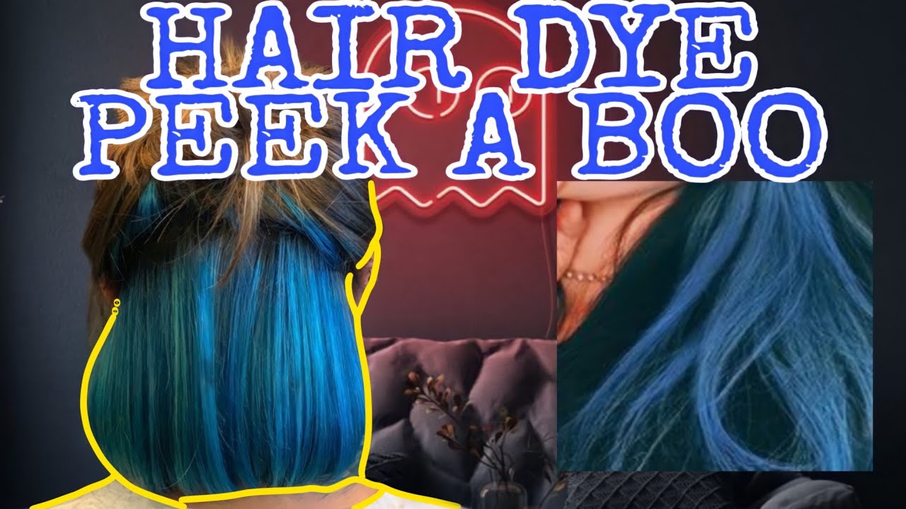 2. "How to Achieve Peek-a-Boo Blue Hair at Home" - wide 7