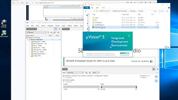 nRF52 SDK project template3 blinky pca10056 download and using example