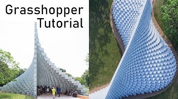 Grasshopper Tutorial | Serpentine Pavilion 2016| The Unzipped Wall | Bjarke Ingels Group (BIG)