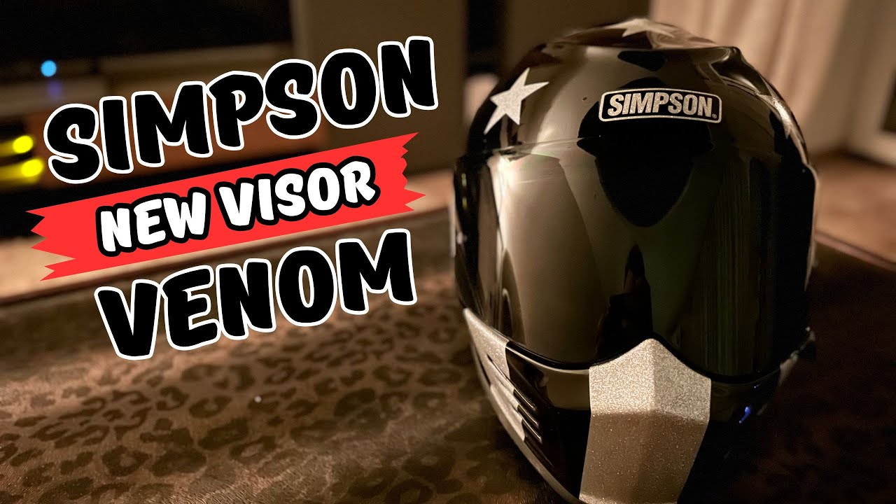 Vision Razor Venom Новый визор для Simpson Venom. Перегоняем Victory Vision - YouTube