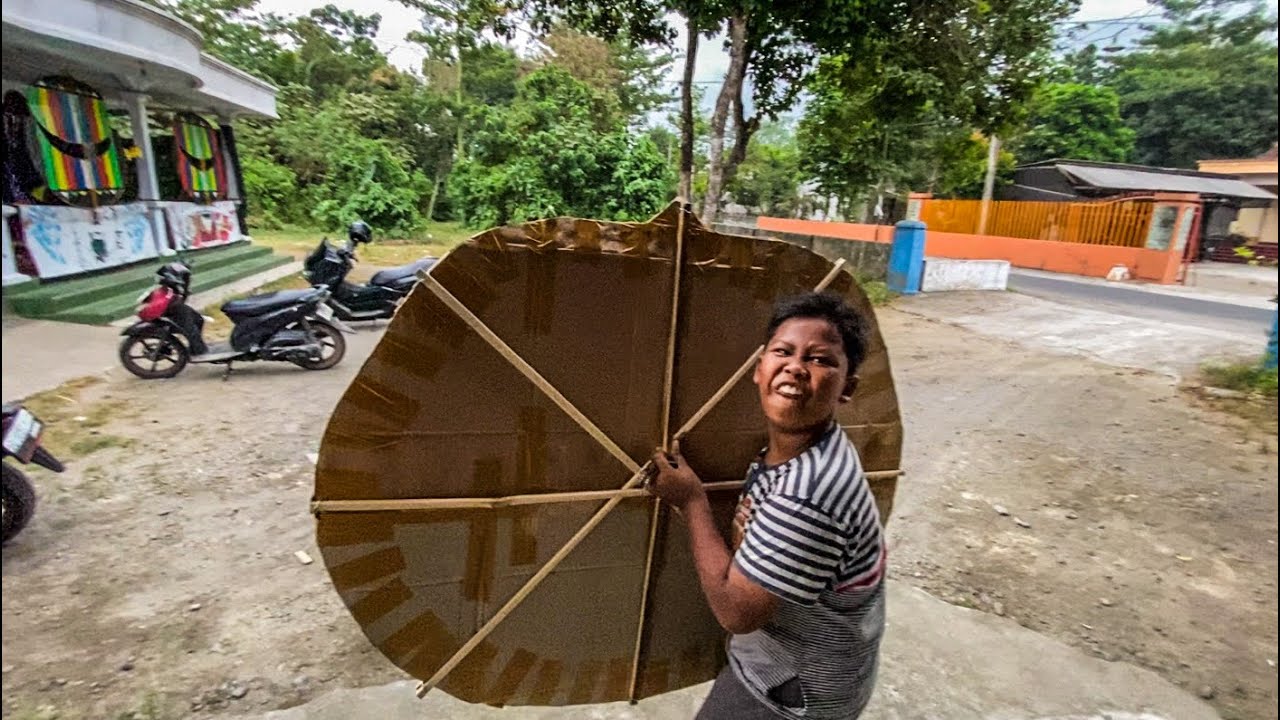 Bungkus Layangan Gapangan 1 Meter Kirim Kemana ya Pak Gendon ??