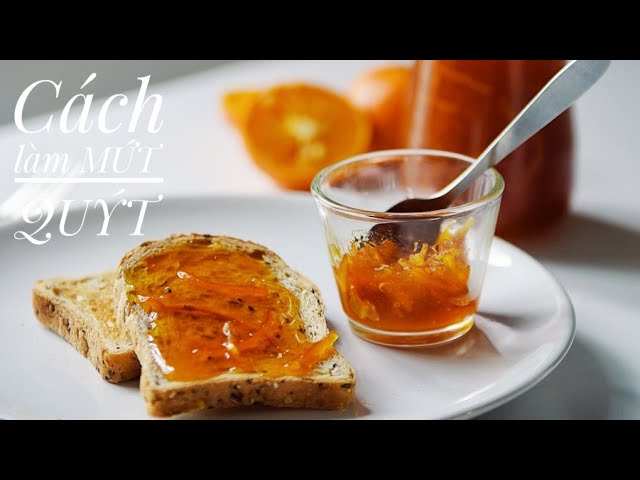 Cách làm MỨT CAM/ MỨT QUÝT nhanh gọn chỉ với 2 nguyên liệu | Easy way to make Mandarine Jam